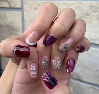 ネイル 平野葵🎀 hair/nailのネイルデザイン