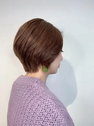 ショート カラー _WHITE 天神店 YUMEKA🐻のヘアスタイル