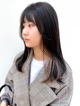 セミロング 🌿艶ハイトーン/ 似合わせヘア/ショウのヘアスタイル