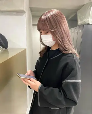 ロング カラー yuna/ボブカット /ハイトーンカラーのヘアスタイル