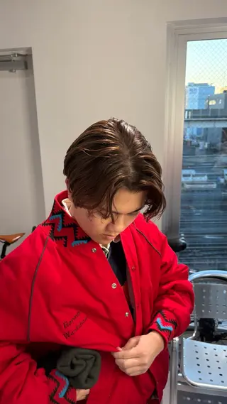 ミディアム カラー メンズ PARK by  CREAM所属・高橋 周のヘアスタイル