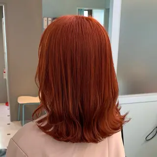 ショート カラー 🍒♡艶髪暖色カラー saaya♡🍒のヘアスタイル