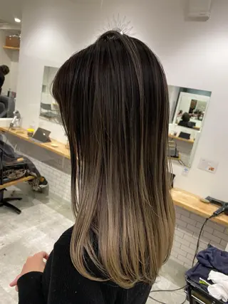 ミディアム カラー JILBLAN京都 ショート/ハイライトのヘアスタイル