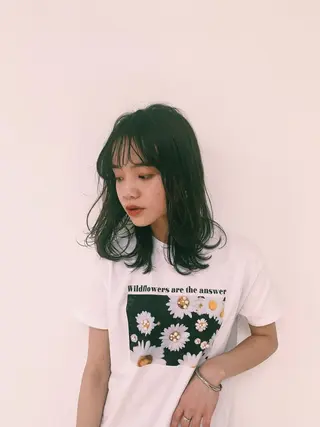 ミディアム 🍋似合わせ✖️ ｼｮｰﾄﾍｱ🍋早田のヘアスタイル