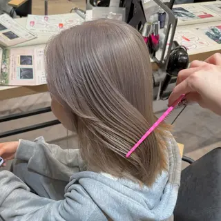 ミディアム カラー 🩶レイナ🩶 color/nailのヘアスタイル