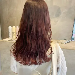 ロング カラー ヤマモト マイのヘアスタイル