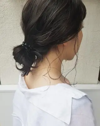 ヘアアレンジ 🙃 透明感カラー/ボブのヘアスタイル