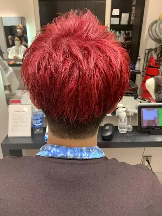 ミディアム ✨上村 潤平✨メンズヘア✨のヘアスタイル