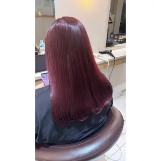 セミロング カラー beaute錦糸町 🦖⋆͛yuka💚のヘアスタイル