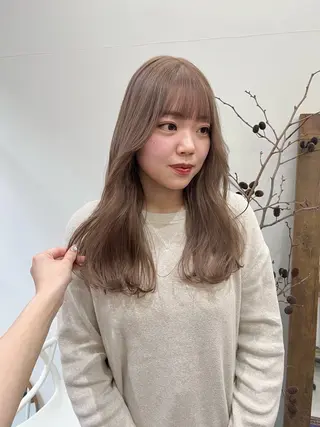 ロング カラー ヘアアレンジ esu西梅田所属・ena/ブリーチなし 透明感・レイヤー🎀のヘアスタイル