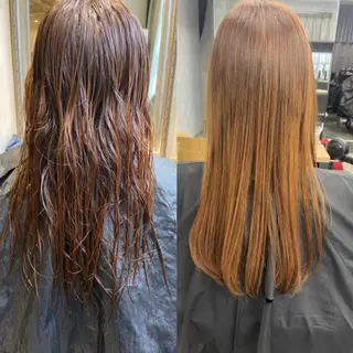 ミディアム パーマ 新宿No.1艶髪矯正 美艶カラー/FUKAのヘアスタイル