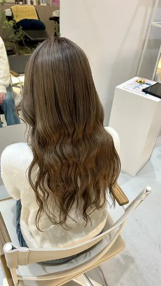 ロング カラー ハイトーン/艶髪/ 暗髪/韓国/sanaのヘアスタイル
