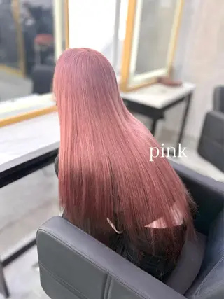 ロング カラー エクステ🩵ブリーチ 韓国ヘア🩵KAEのヘアスタイル