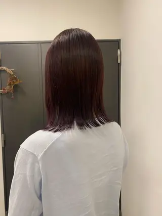 ミディアム the BRIDGE 加藤みのりのヘアスタイル