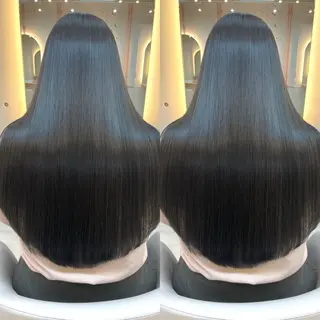 ロング カラー ブリーチ無しダブル カラー🦕まどかのヘアスタイル