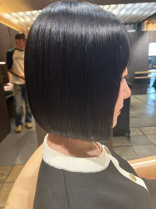 ショート 美髪縮毛矯正/ 髪質改善/愛敬響のヘアスタイル