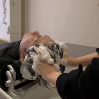 メンズ オブチ ミライのヘアスタイル