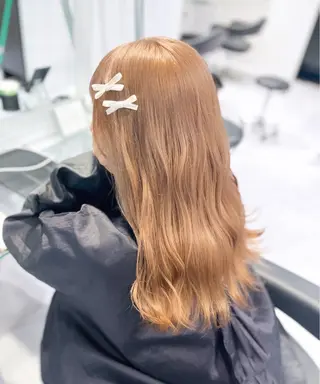 ロング カラー 🫧うる艶トレンド 🫧透明感カラーのヘアスタイル