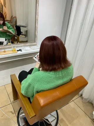 ミディアム カラー OTSUKA KAITOのヘアスタイル