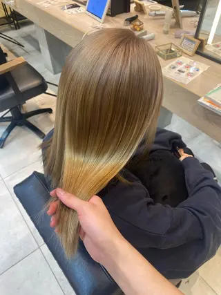 ミディアム Misaki ║ツヤカラーのヘアスタイル