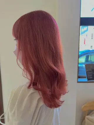 セミロング 松本 菜那のヘアスタイル