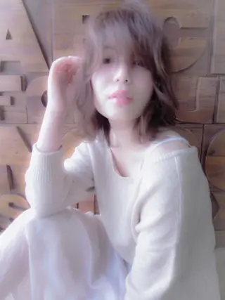 ミディアム カラー 北條 優輝のヘアスタイル