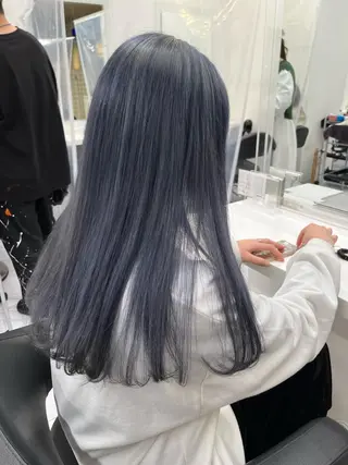 ミディアム 艶カラー の達人のヘアスタイル