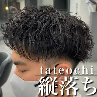 ショート パーマ 【OVARL】縦落ち /波巻き/⛓️カイトのヘアスタイル