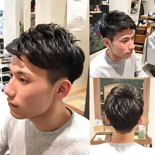 ショート メンズ メンズ指名多数!! SiLO 田島のヘアスタイル