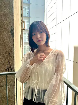 ミディアム Lond azur所属・🇰🇷韓国レイヤー 韓国風ボブのヘアスタイル