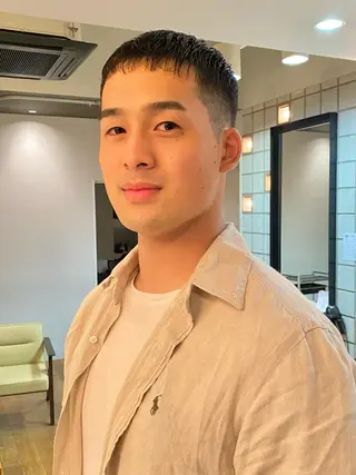 メンズ メンズパーマ/フェ ザーパーマ/古川晴輝のヘアスタイル