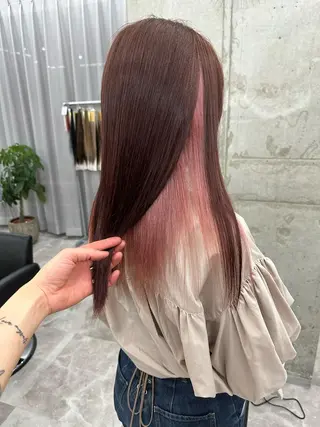 ロング カラー ✨武内凌太✨ 複雑履歴/ムラ修正のヘアスタイル