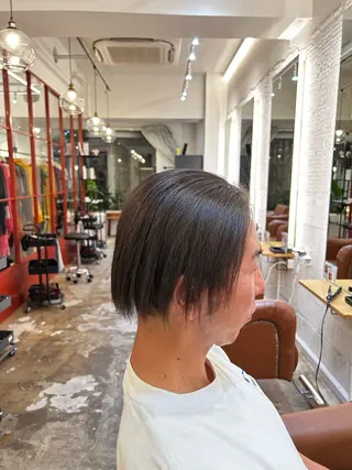 メンズ AMBERGLEAM Hair&Cloth Yoga所属・Ryo☘縮毛矯正/ メンズ/ブリーチ/のヘアスタイル
