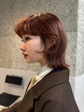 ショート カラー パーマ ヘアアレンジ メンズ casey mayuのヘアスタイル