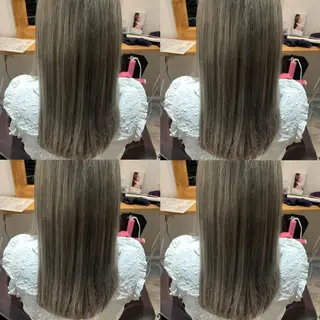 ミディアム カラー Minami. 🩵 再現性特化ヘアのヘアスタイル