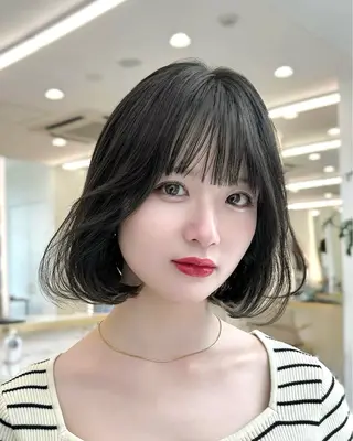 ショート 韓国顔まわり/前髪 /レイヤー/いつきのヘアスタイル