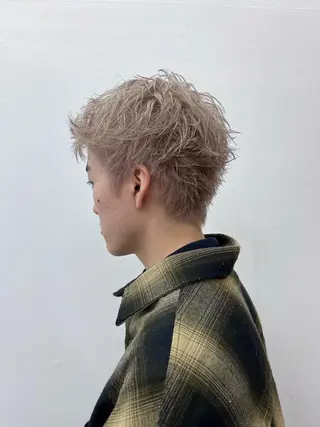 カラー メンズ BOTANIUM by Rr SALON 【ボタニウムバイアー ルサロン】所属・リクト/栄/矢場町/ ボブ/パーマ/艶髪のヘアスタイル