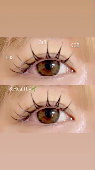 マツエク・マツパ 🩰yuri🩰 似合わせ/束感のマツエク・マツパデザイン