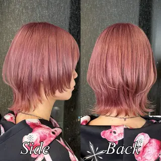 ショート カラー ヘアアレンジ ｲﾝﾅｰｶﾗｰ屋さん 🫧伊藤拓実のヘアスタイル