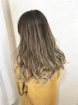 ロング カラー 神野 雅樹のヘアスタイル