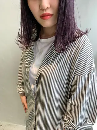 ミディアム カラー 🍃柔らかヘアー田中 瑞希🍃のヘアスタイル