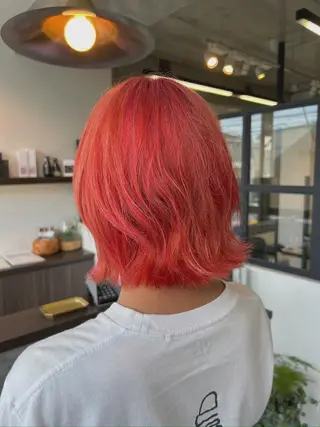 ショート カラー 髪質改善/縮毛矯正/ 透明感カラーYUMAのヘアスタイル