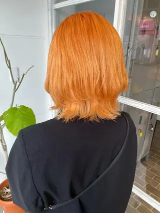 ミディアム カラー ヘアアレンジ たかいわ みきのヘアスタイル