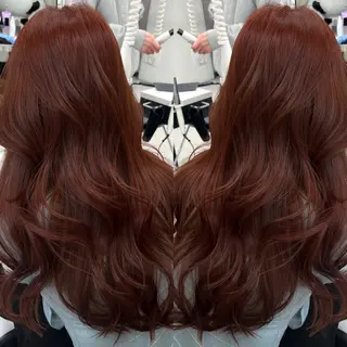 ロング カラー 映える顔まわり/前髪 特化 💗 ユキマのヘアスタイル