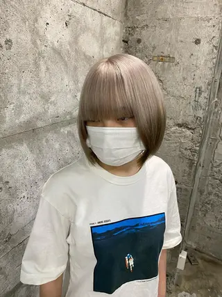 ショート カラー ヘアアレンジ ［似合わせヘア］ ✂︎OGURO✂︎のヘアスタイル