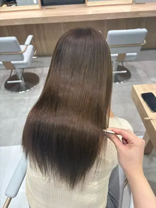 ロング 美髪縮毛矯正/ ケアカラー🍓KAEのヘアスタイル