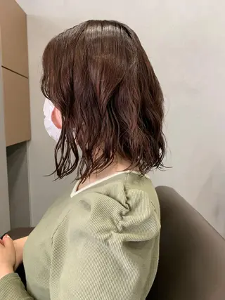 パーマ ボブパーマコテ巻き風 パーマNo1深江秀平のヘアスタイル