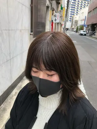 ミディアム 安永 将悟のヘアスタイル