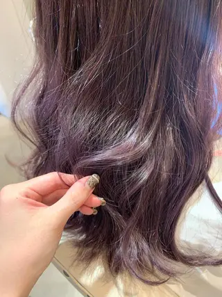 セミロング カラー 高橋 りえのヘアスタイル