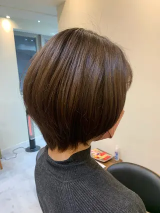 ショート 丸みショート/新宿 /みづき🐏のヘアスタイル